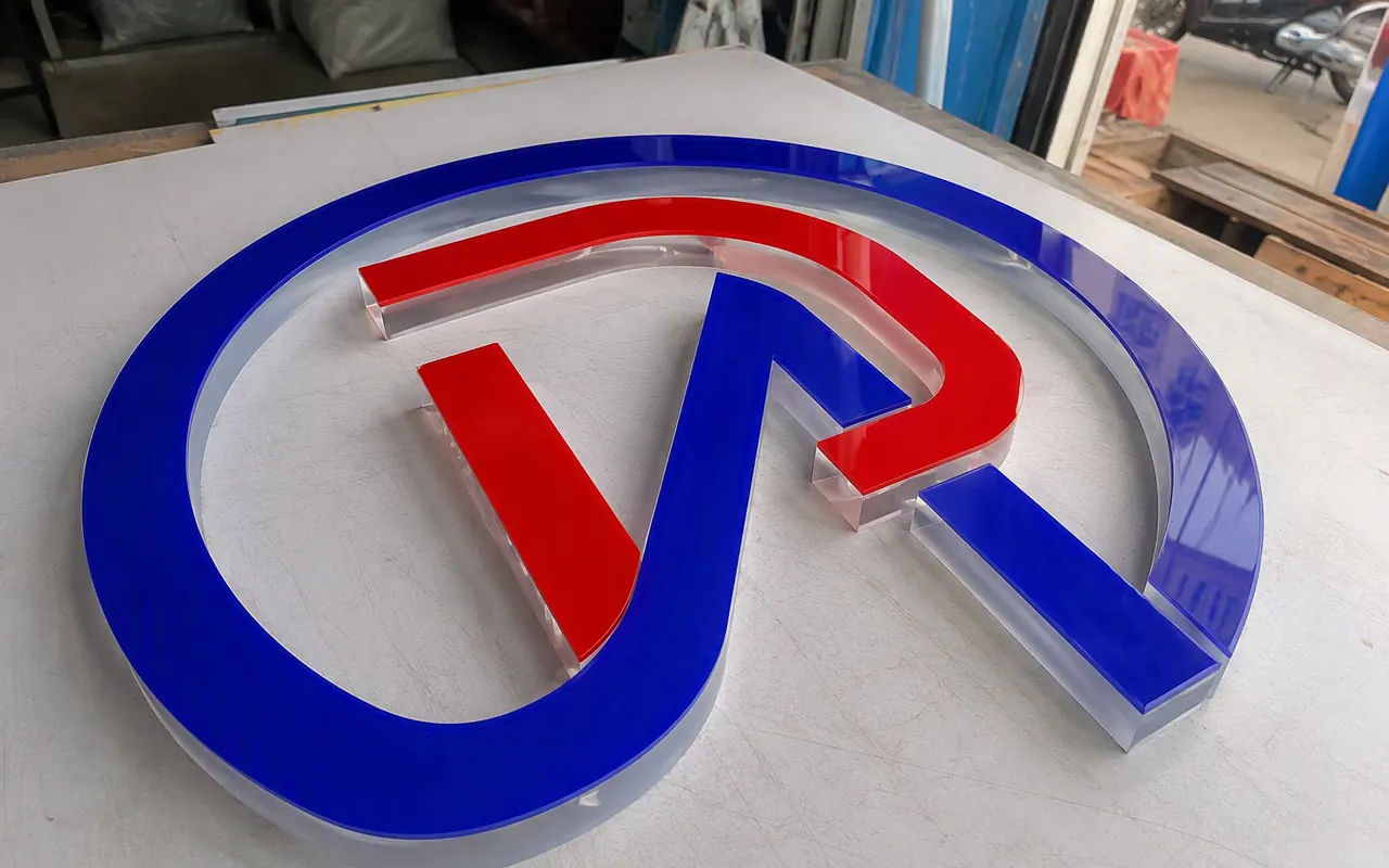 CNC-Cut Acrylic Logo Letters