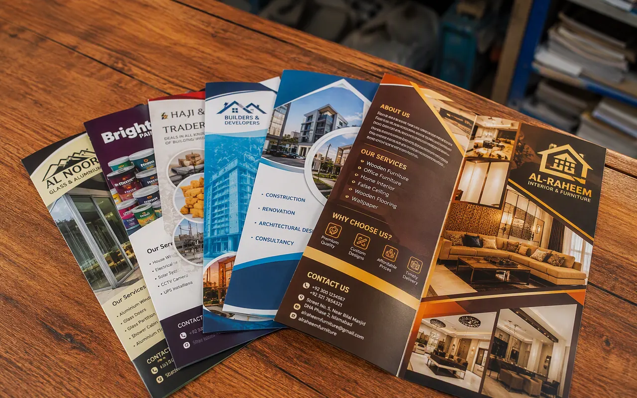 Printed Tri-Fold Brochures