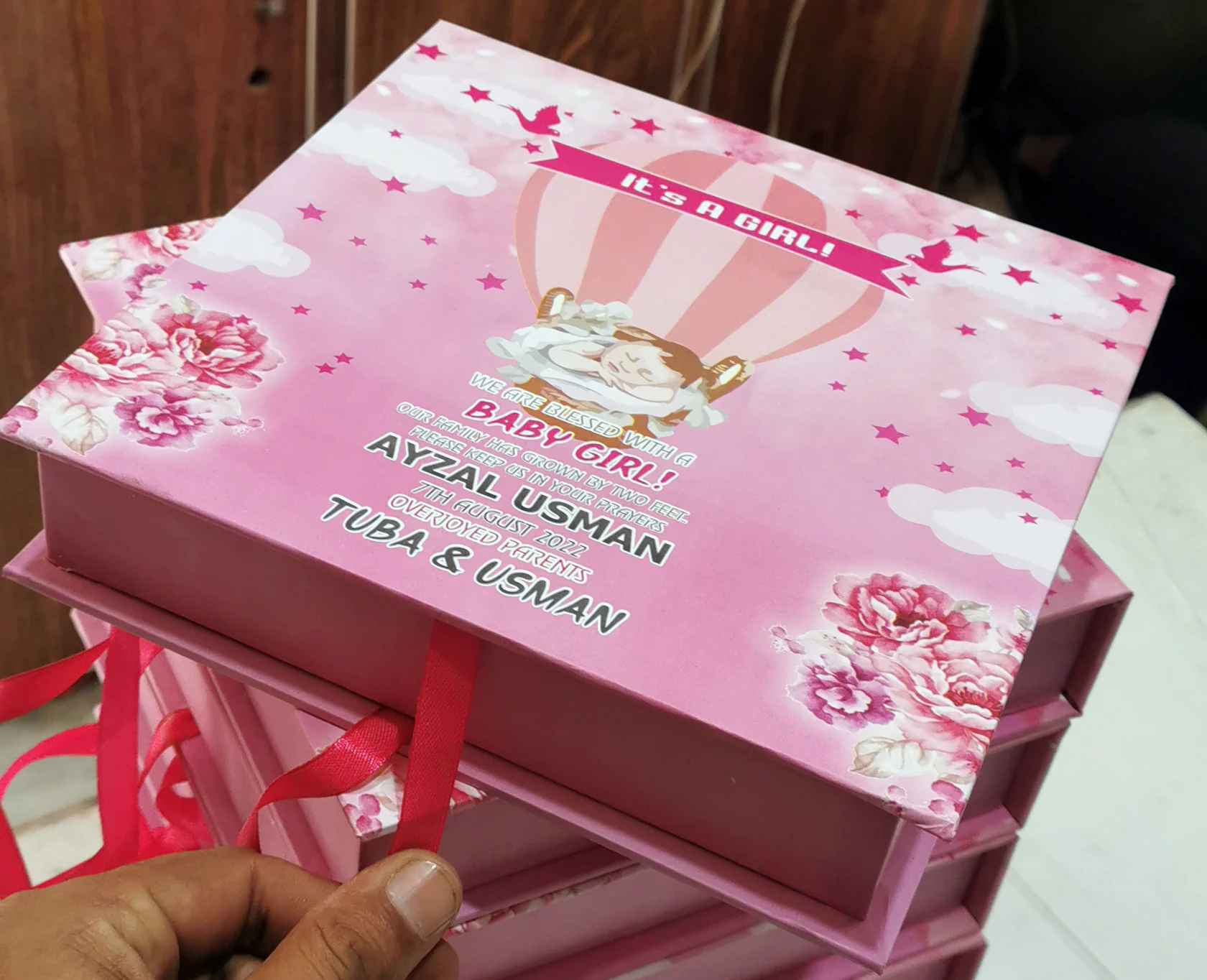 Personalised Baby Gift Box
