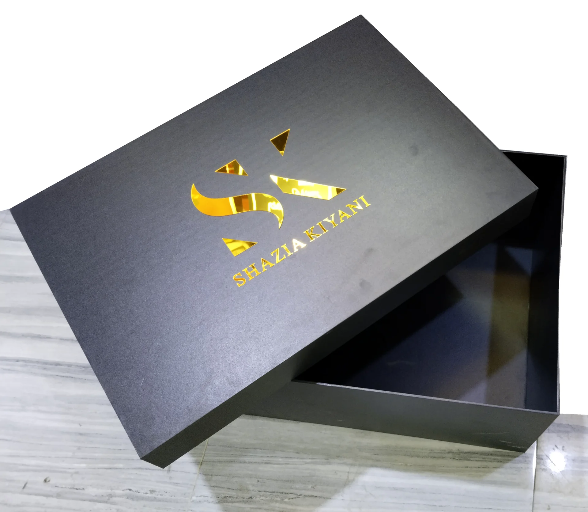 Black Gold-Foil Gift Box