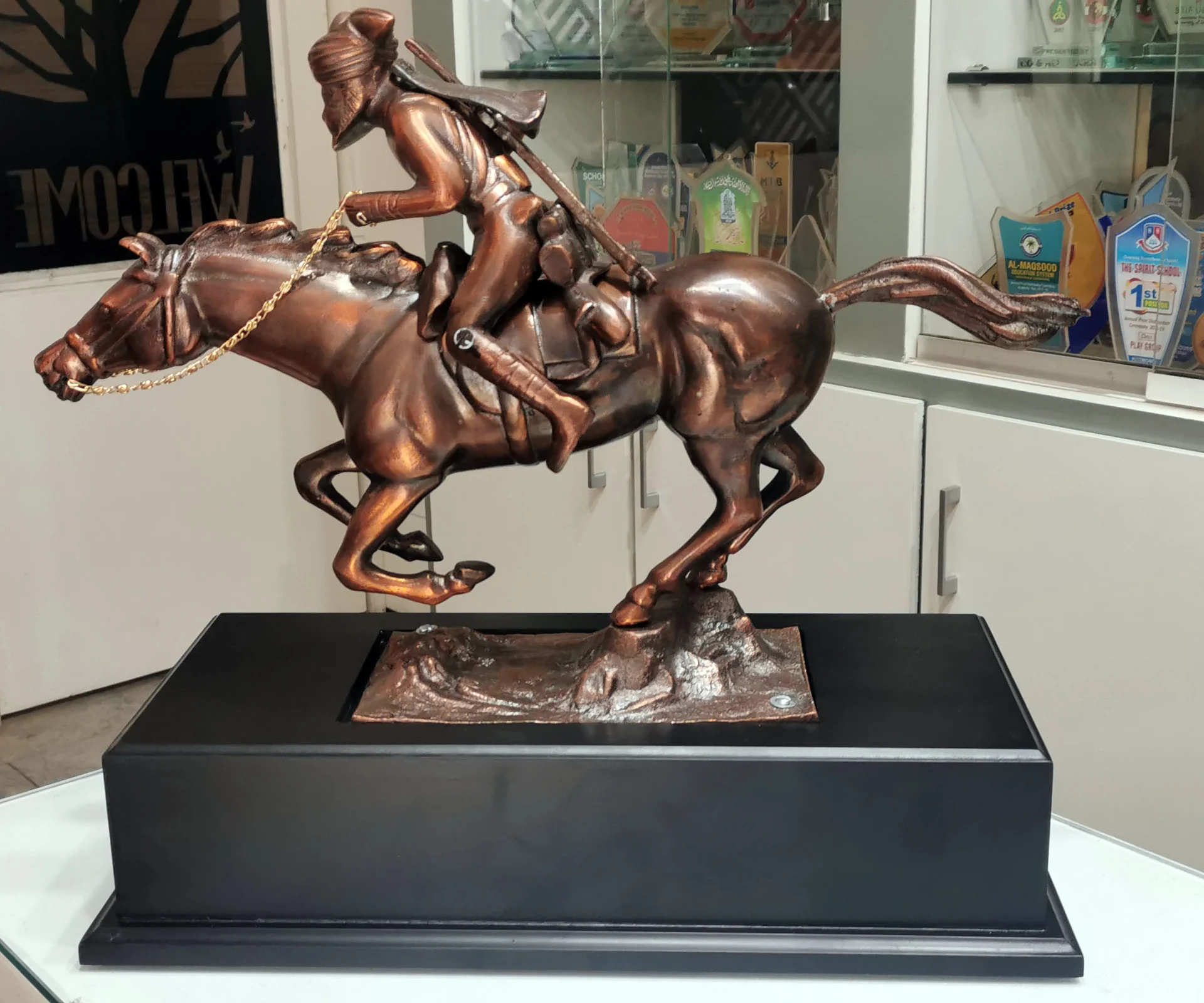 Mounted Rider Sculpture