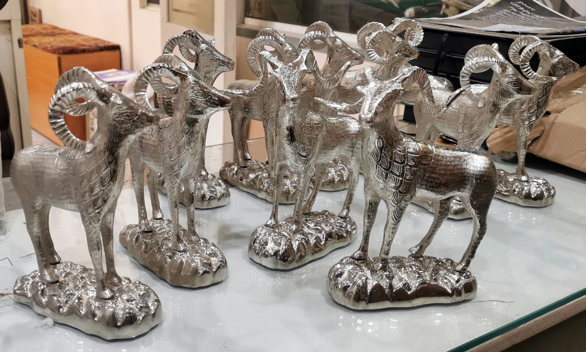 Silver-Finish Goat Collection