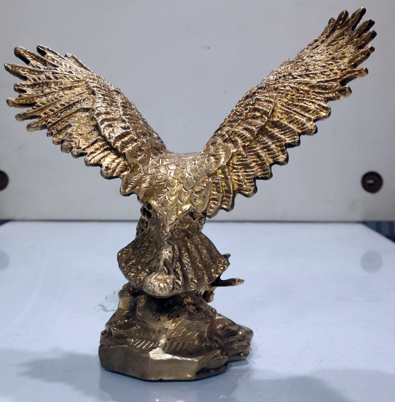Open-Wing Eagle Sculpture