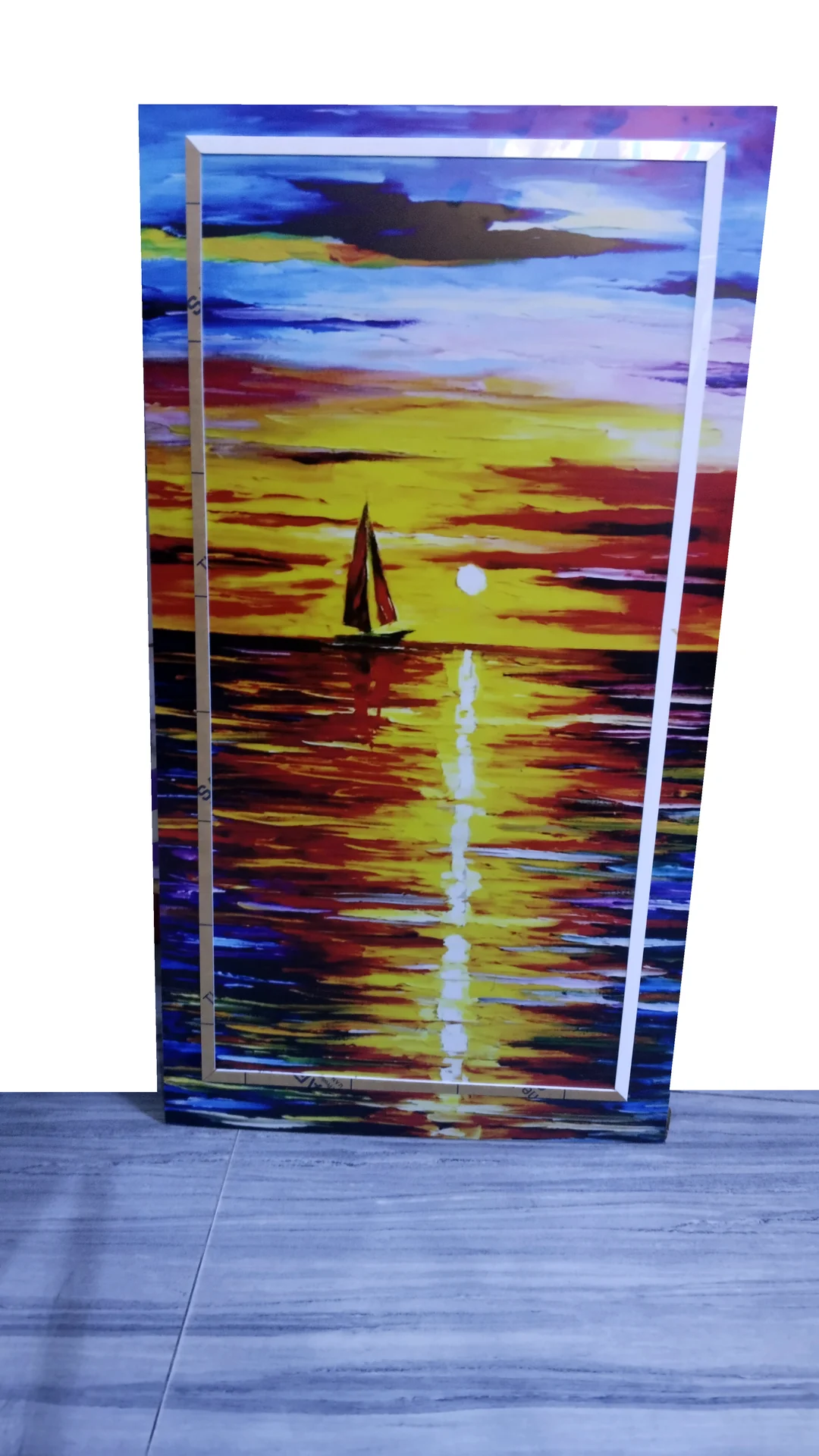 Finished Sunset Decor Panel