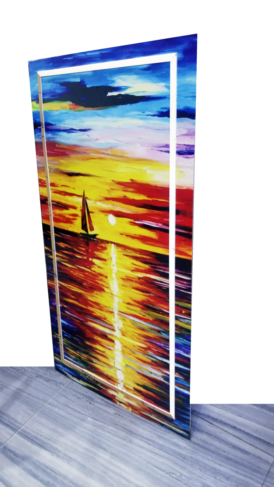 Freestanding Sunset Art Panel