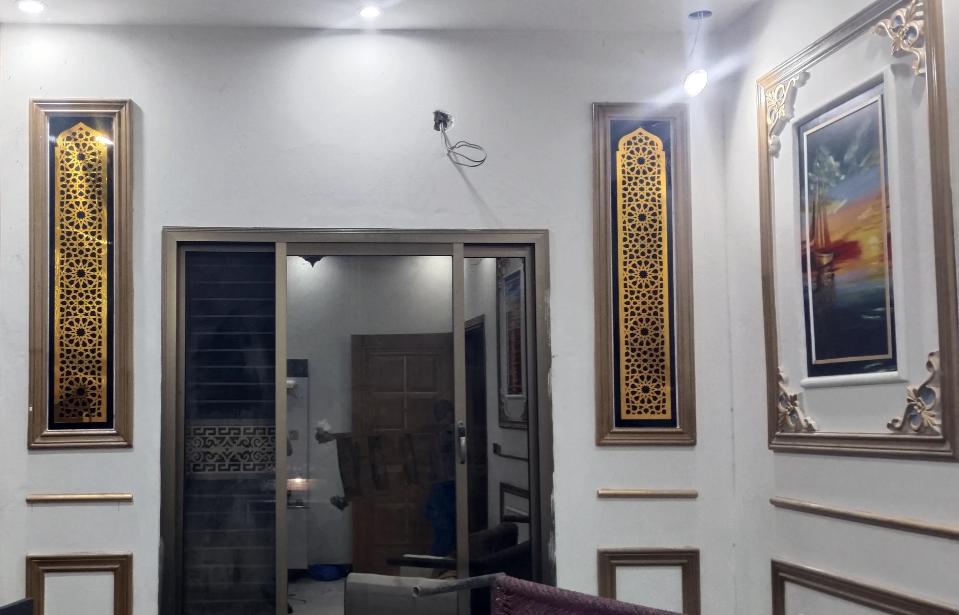 Entrance Decor Installation