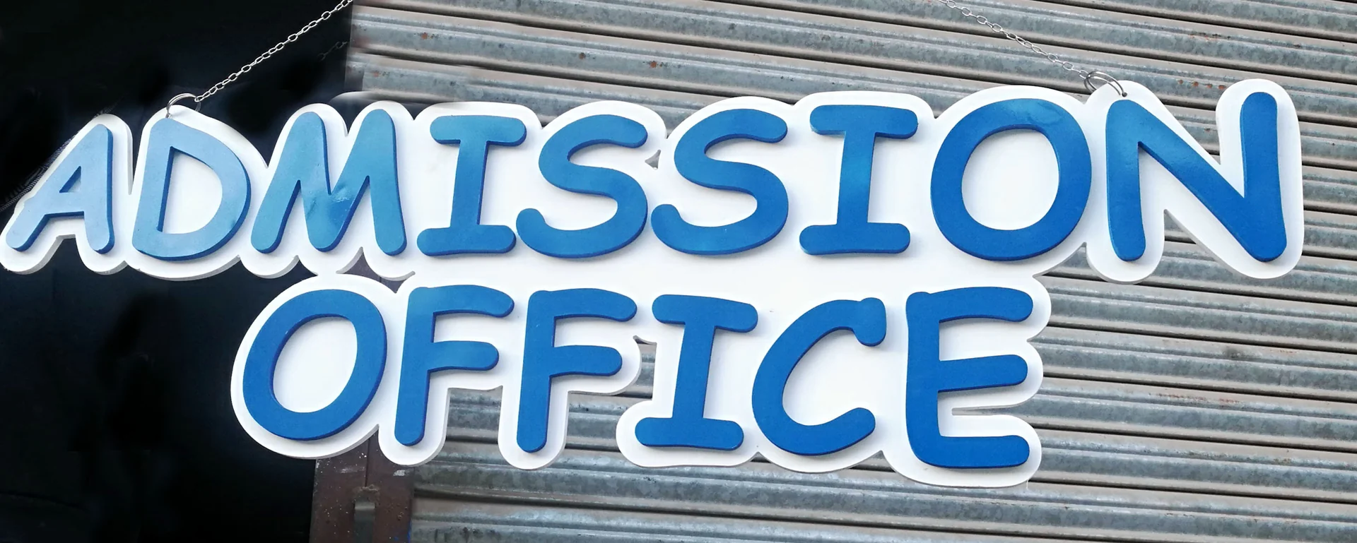 Admission Office LED Acrylic Letters