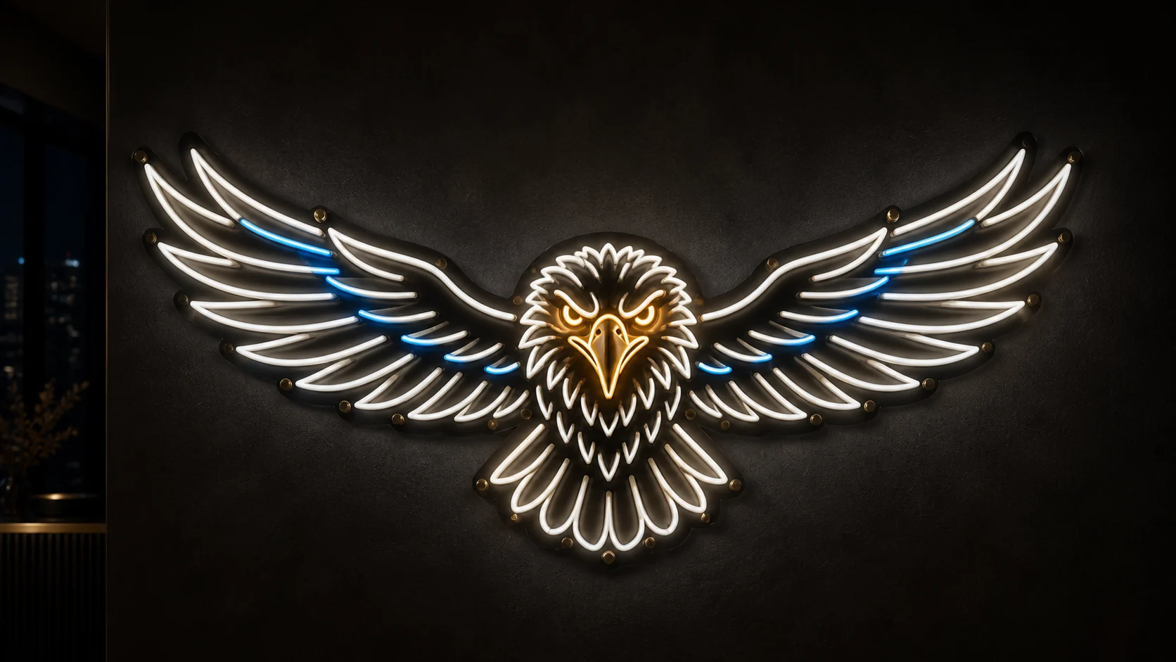 Full Eagle Neon Emblem
