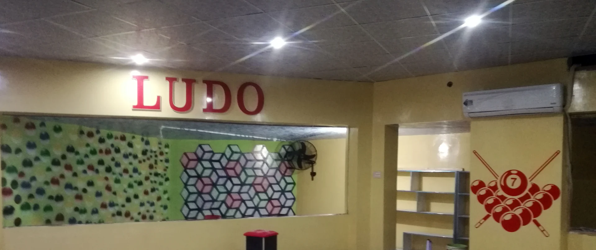 Ludo Room PVC Lettering