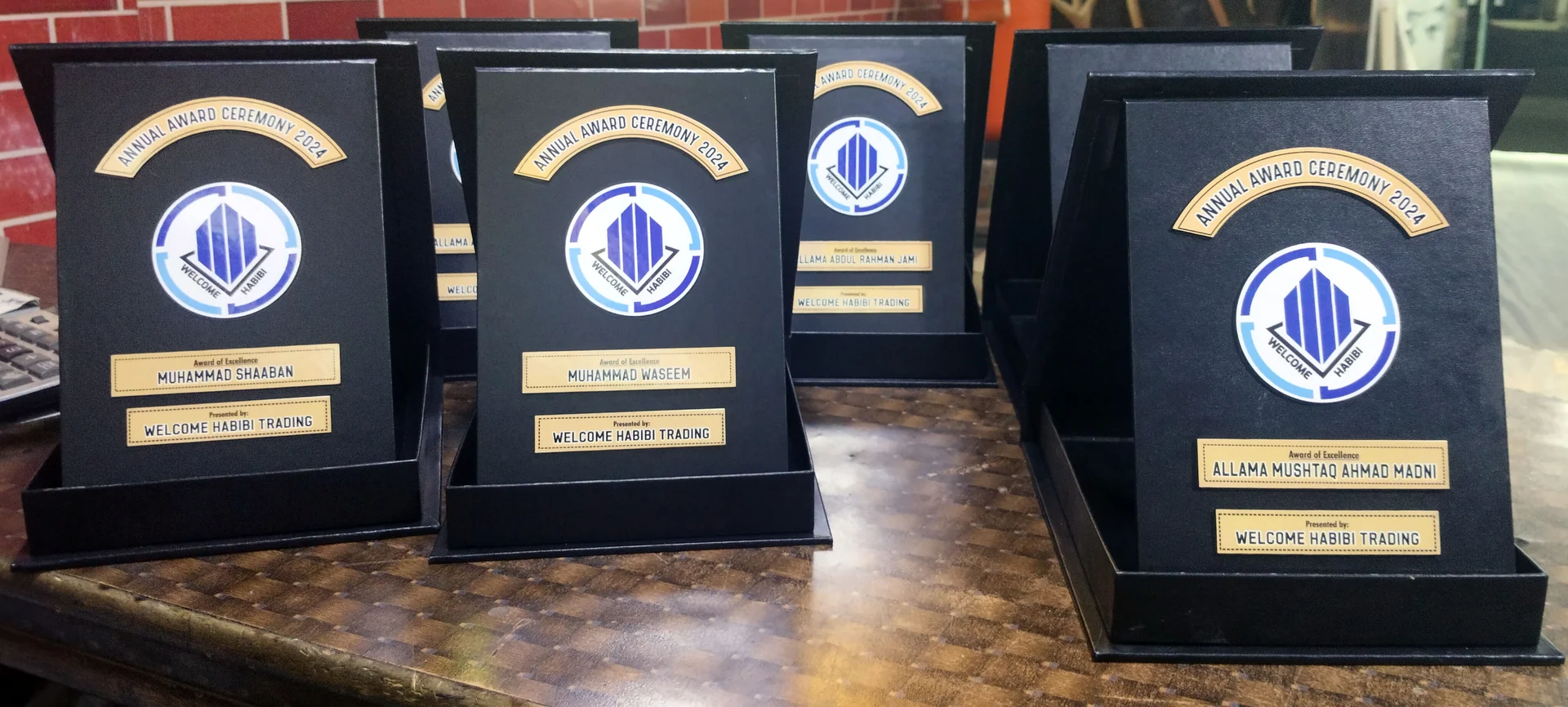 Leather-Cased Shield Series