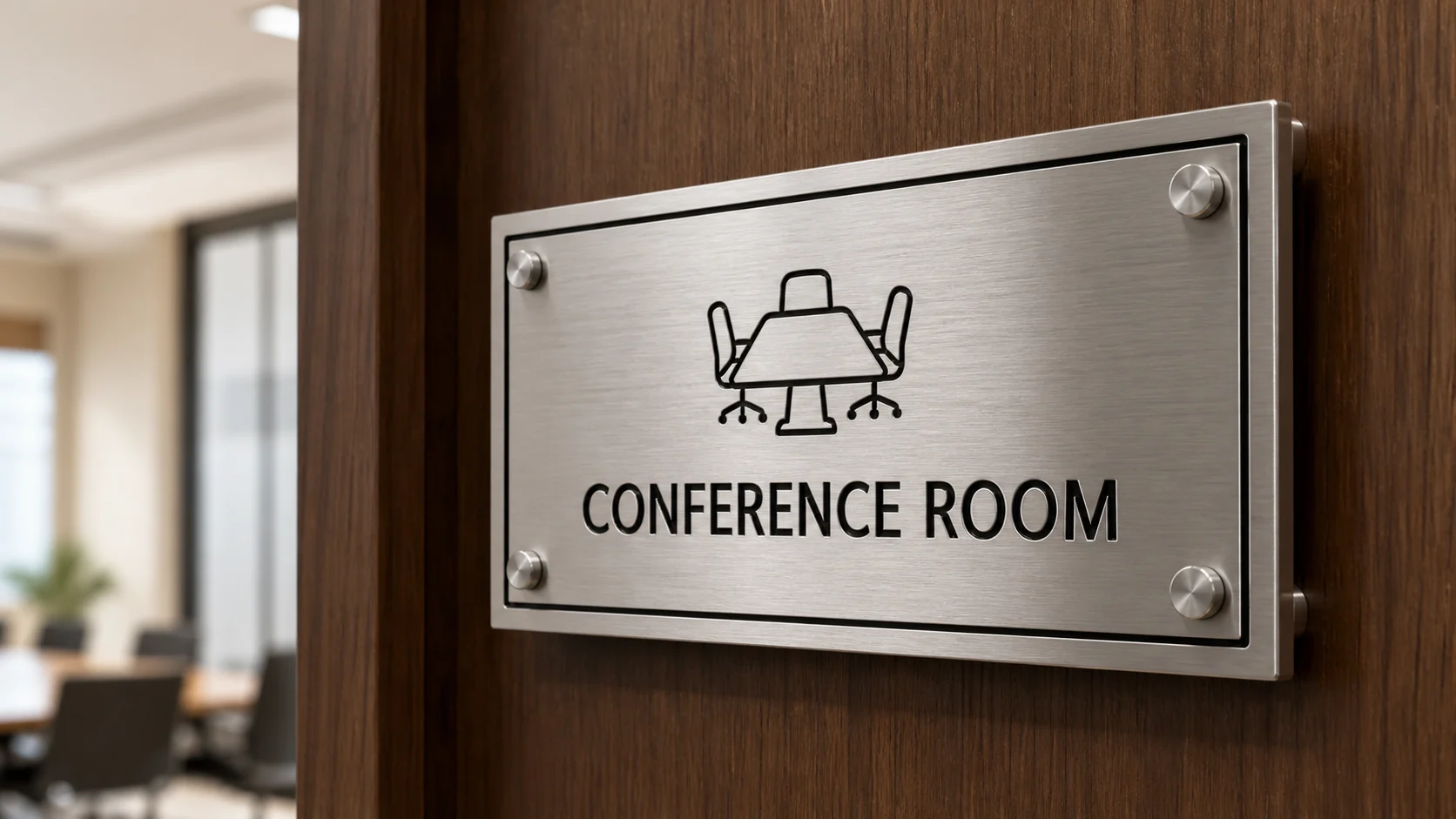 Conference Room Steel Plate