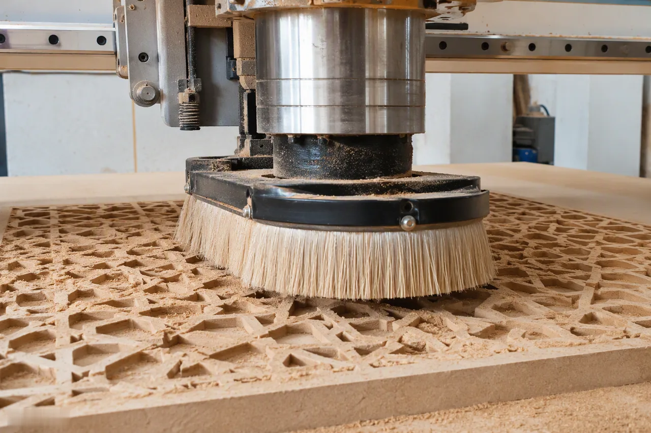 Jali Pattern Being Routed